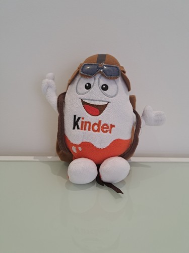 Peluche oeuf kinder aviateur - oeuf,