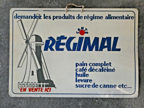 Plaque ancienne tôle epicerie - ancienne,