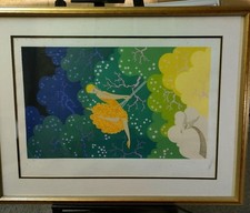 Sérigraphie ERTE "Girl On A