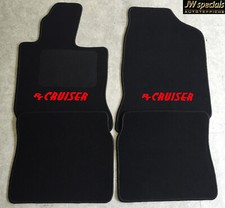 Tapis De Voiture Tapis Pour Chrysler PT CRUISER Noir Rouge Protection De Talon