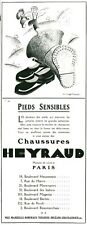 Publicité ancienne chaussures Heyraud 1928 issue de magazine