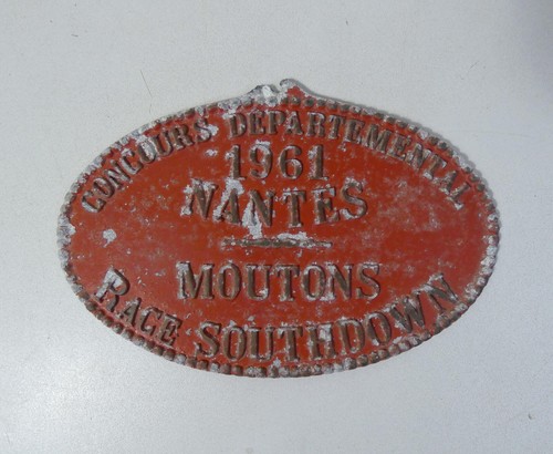 Ancienne plaque concours - ancienne,