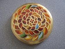 poudrier de voyage plein vintage Güerlaïn 1989 / maquillage beauté soin