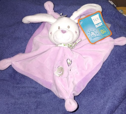 Doudou plat tex baby lapin - doudou,