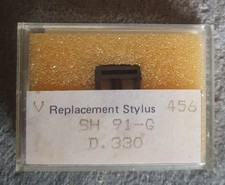 Diamant pour SHURE N 91 G  (Emji 456) - Fabrication Suisse - 