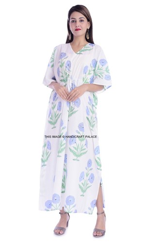 Indien coton caftan long - indien,