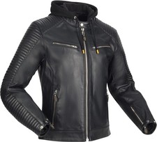Veste cuir moto - en, segura
