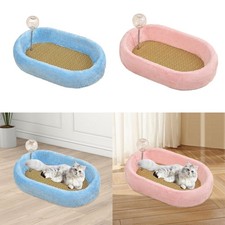 Planche à gratter pour chat, grattoir, jeu de griffes, nid ovale pour chats