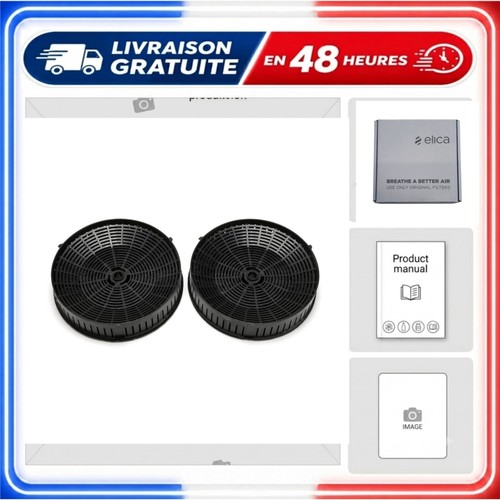 Filtre charbon elica - filtre, à