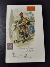 CPA KUNZLI FRÈRES ÉDITEURS Exposition Universelle 1900 La Poste au MAROC 