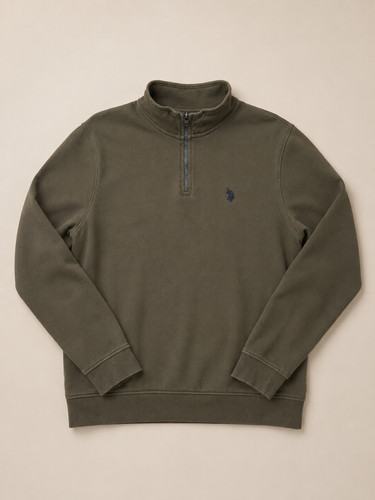 Sweat col zippé - u.s., polo