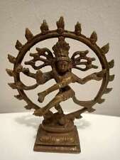 Statuette de Natraj Dansant Shiva en bronze Indien Dieu Déesse Hindouisme