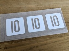 Lot x3 Patch Flocage Numéro au Choix Maillot entrainement Survêtement OM 