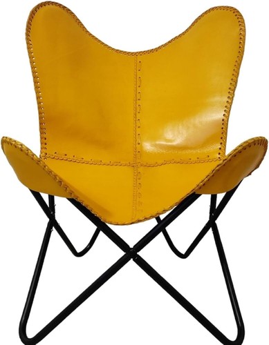 Chaise papillon cuir - chaise,