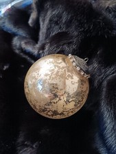 Grosse boule de Noël en verre mercurisé D. 9cm