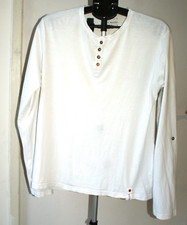 TEE SHIRT Polo Homme Marque DEVRED Taille XL couleur Blanc - manches longues