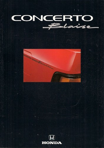 Honda concerto blaise - honda,