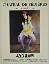 Affiche JANSEM Rétrospective