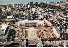 44 SAINT NAZAIRE AE#DC316 VUE AERIENNE L HOTEL DE VILLE ET LES FONTAINES LUMIN