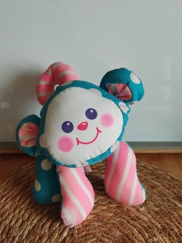 Peluche doudou singe grelot