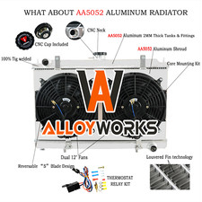 Pour Nissan Silvia 180SX/200SX S14 S15 SR20DET 3-Rows Radiateur Shroud Fan Relay
