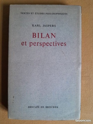 Bilan perspectives de - bilan, et