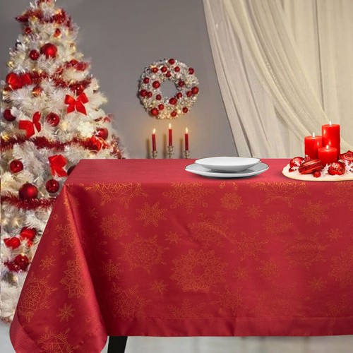 Tissu noël lurex antitache - de,