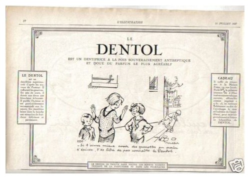 Publicite dentifrice dentol - ,