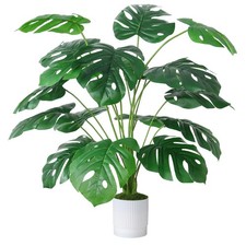 Plante artificielle - Feuilles de palmier en pot - 18 branches - 71 cm - Plan...
