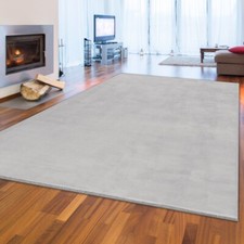 Tapis moelleux pour Garde-Robe | tapis de lit | en gris clair