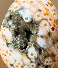 Gorgeous Ocean Sea Jasper Egg