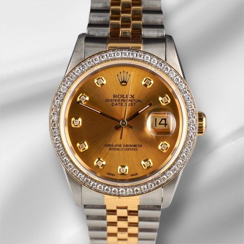 Rolex hommes datejust 36mm 18k - hommes,