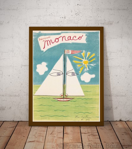 Poster affiche monaco jean - monaco,