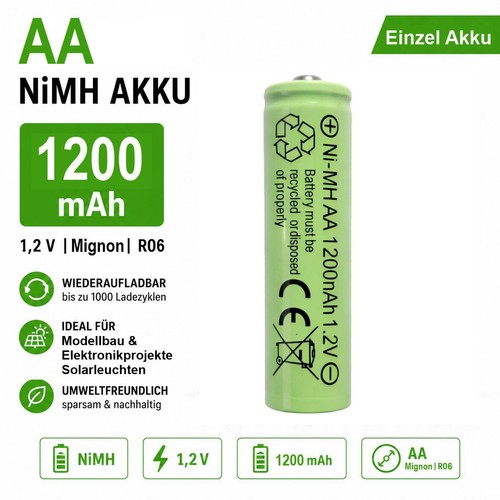 Nimh 1200 mah - nimh, 1,2