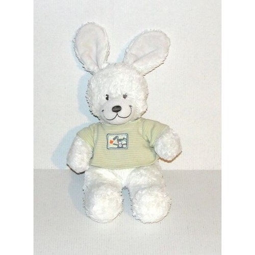 Doudou lapin blanc - blanc, tex