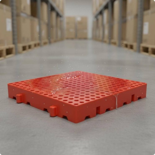 Palette plastique ajourée - plastique,