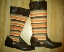 Bottes en cuir véritable et