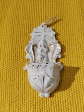 Ancien bénitier porcelaine