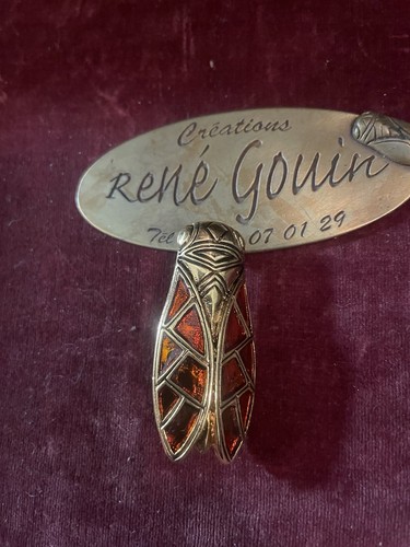 Broche cigale rené - broche, gouin