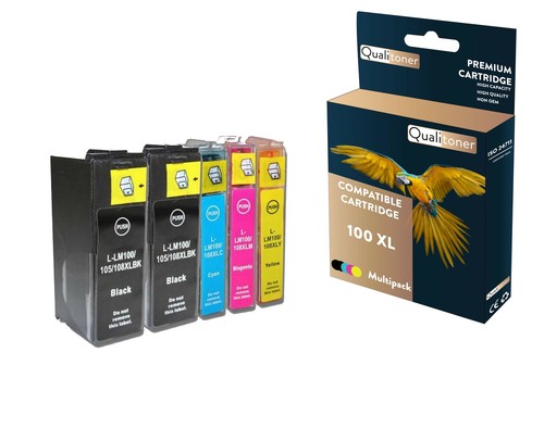 Cartouche lexmark 100xl - noir, +