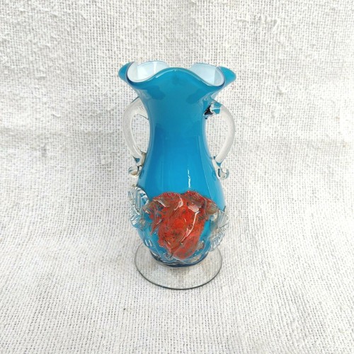 Vase fleurs verre floral - verre,
