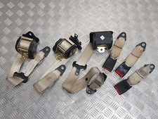 Jeu ceinture sécurité arrière beige - Peugeot 206 3/5p. - Roland Garros