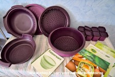Micro VAP Tupperware complet avec insert + 8 pots et couvercles + livre recettes