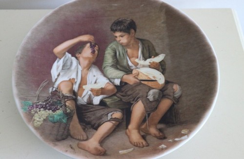 Grand plat faience décor