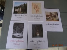 collection philatelique des ptt de france, année 83,  des n° 01 a 05  ,