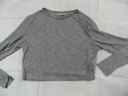 Chemise courte tricot - en, gris