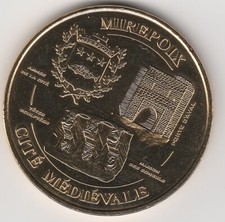 Mirepoix - Cité Médiévale  - 2012 - Médaille  Monnaie de Paris -M5