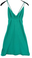 Robe Sans Manches À Col En V LACOSTE Femme Verte Taille 36 - S