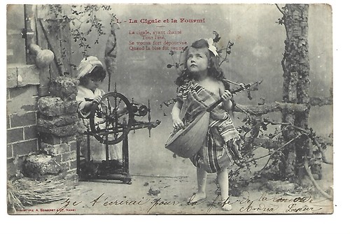 Carte fantaisie bergeret la - carte,