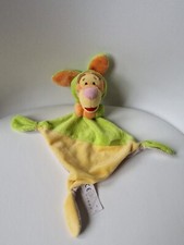 doudou plat tigrou déguisé lapin vert orange jaune disney nicotoy  ttbe